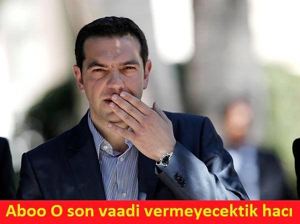 Tsipras tutamayacağı sözler verdi ve bunun farkında. Ama bizimkiler hala SYRIZA'ya bel bağlıyor. Yurdum solcusu işte.