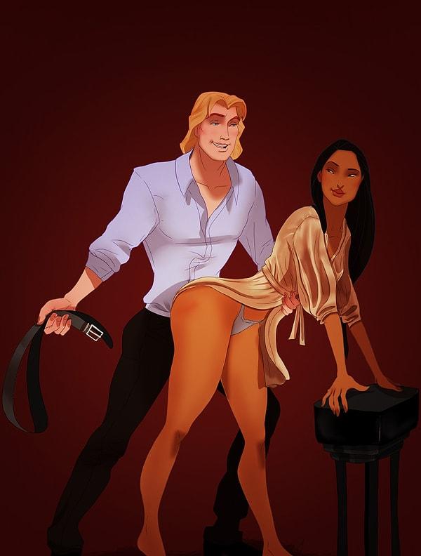 7. Pocahontas ve John Smith, Pocahontas.