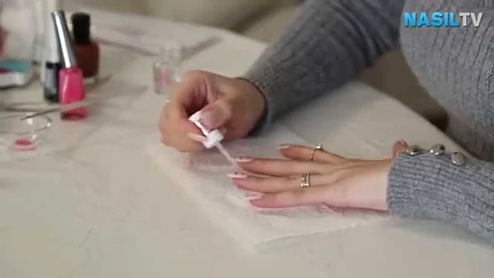 Oje ile Kalp Deseni Nasıl Yapılır?