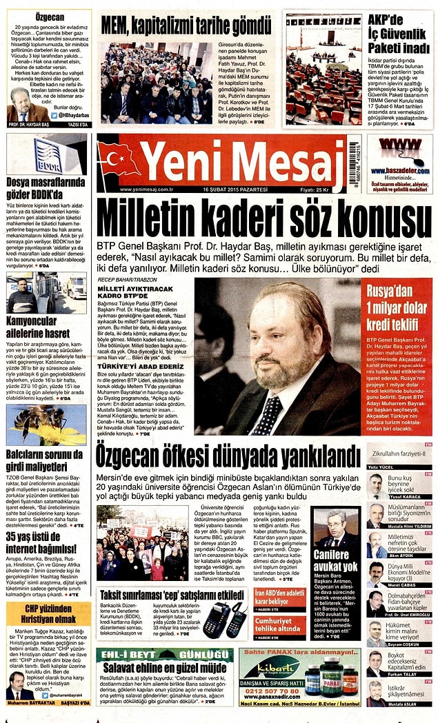 Yeni Mesaj