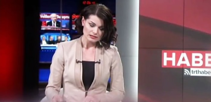 TRT Haber Spikeri Özgecan Aslan Haberini Hıçkıra Hıçkıra Sundu