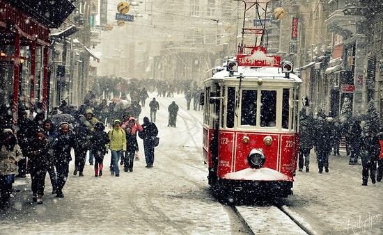 İstanbul'da Yoğun Kar Yağışı Uyarısı