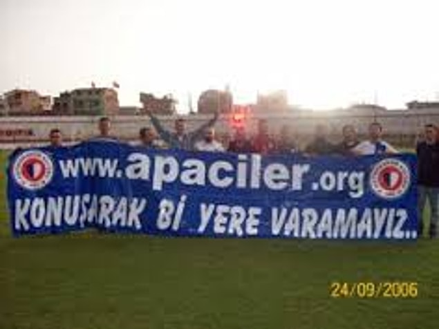 6. Çünkü taraftar grubumuzun dünyaya verdiği mesaj çok nettir.