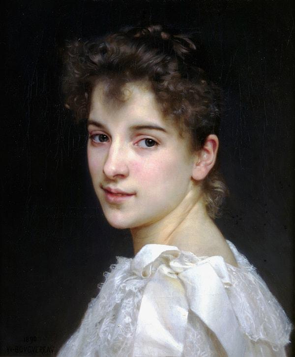 4. Gabriella Cot'un Portresi - William-Adolphe Bouguereau