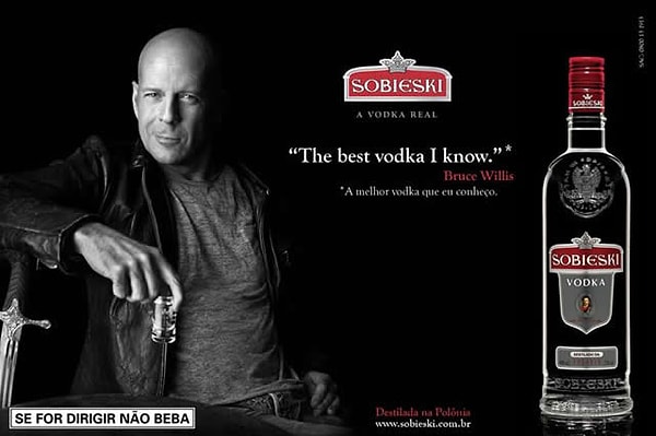 BRUCE WILLIS - SOBIESKI VODKA