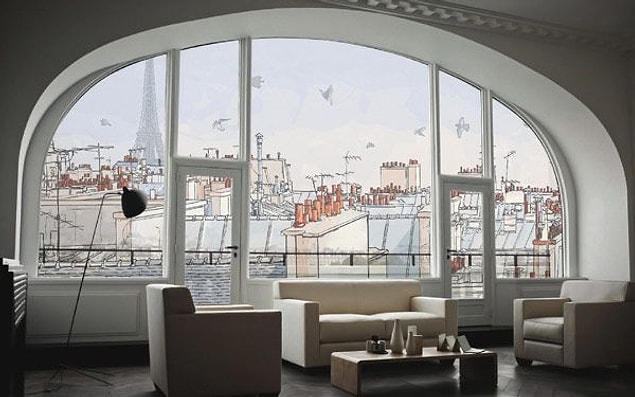 11. Paris'e açılıveren bir balkon