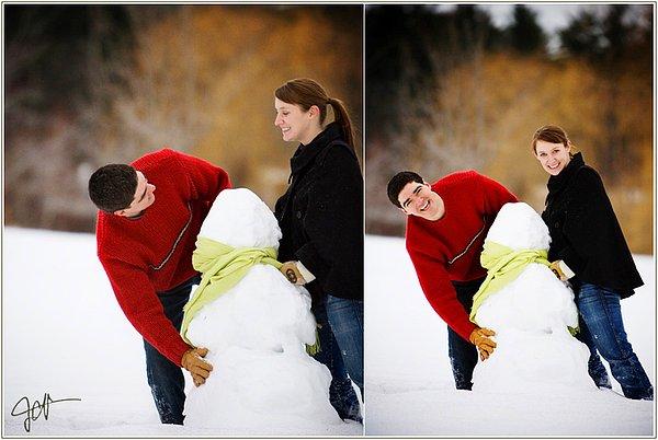 5. Onunla kardan adam yaparak doyasıya eğlenebilirsin.