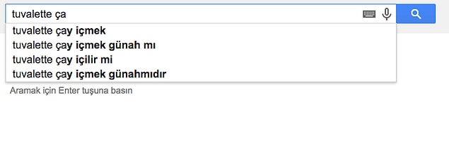 16. Fantezilerinizin günahını google çekiyor!