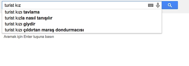 1. Türk kızlarını yedin bitirdin dünyaya açılıyorsun maşallah.