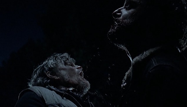 15. Rick, Joe'nun boğazını kopardığı an