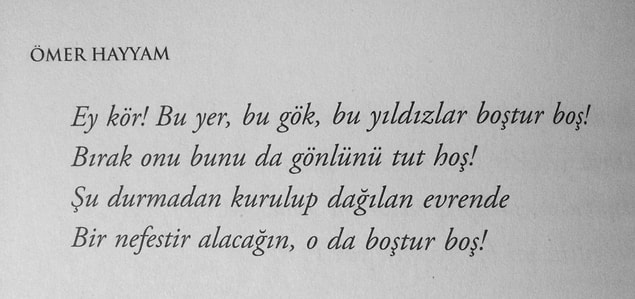 8. Açtı gözlerini yalan yerlere saklananların.