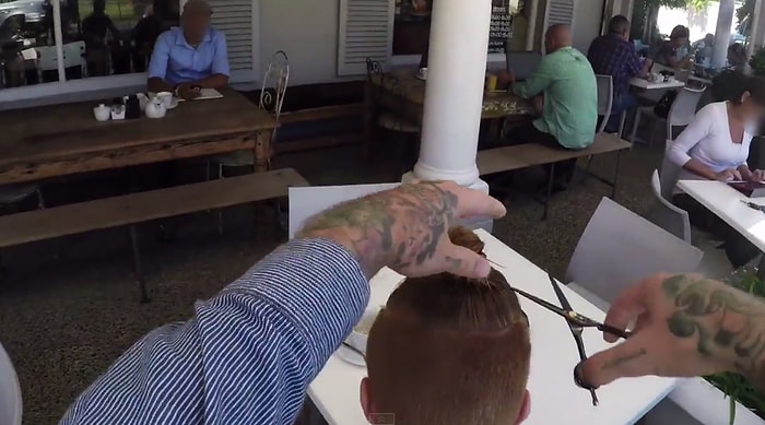 Sokakta Tanımadıkları İnsanların Saçlarını Kesip Kaçan Rahatsız Adamlar