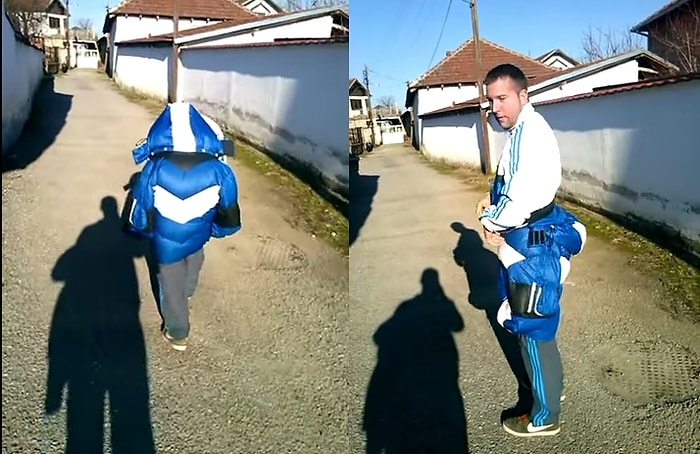 Çocuk Taklidi Yaparak İşsizliğin Dibine Vuran Adam