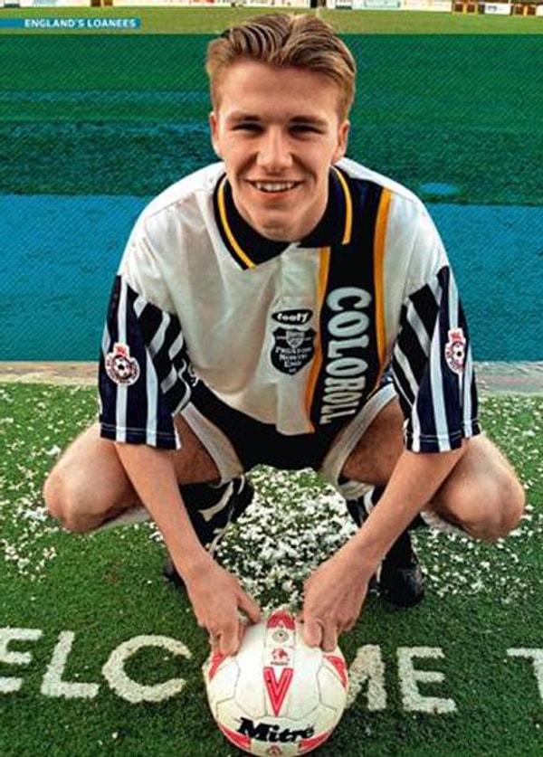 15. Preston'a kiralık giden genç David Beckham