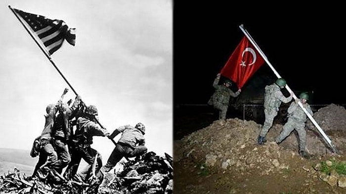 Şah Fırat Operasyonu'ndaki O Kare Iwo Jima'yı Hatırlattı