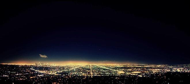 Time Lapse Görüntüler ile Los Angeles'ın İhtişamlı Işıkları