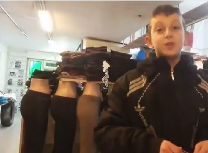 Alnının Teriyle Satış Yapan 'Adı Gibi Mert' Çocuk