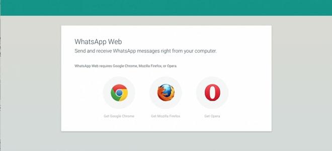 WhatsApp Web Artık 3 Tarayıcı Destekliyor!