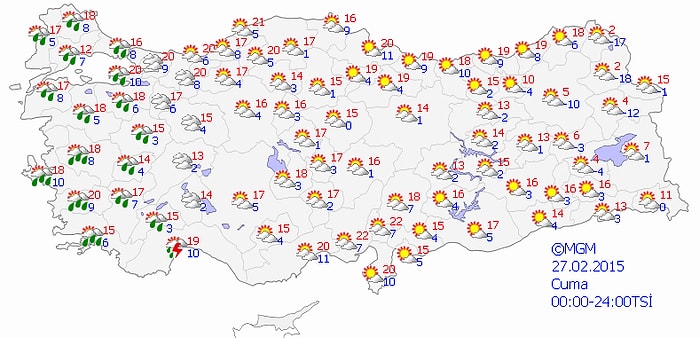 Sıcaklık Mevsim Normalleri Üzerinde