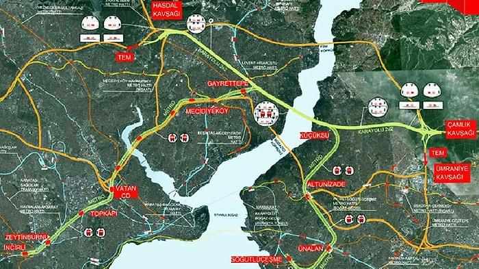 İstanbul’a Üç Katlı Tüp Geçit Projesi