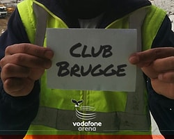 Vodafone Arena Emekçileri Club Brugge'e Mesajı Verdi