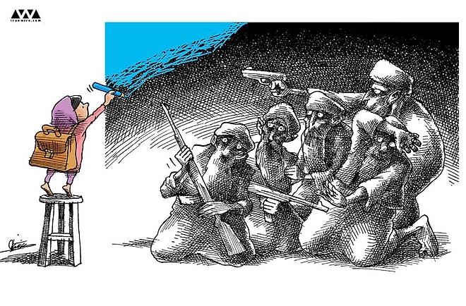Sürgündeki İranlı Karikatürist Mana Neyestani'den Sistem Karşıtı 100 Karikatür
