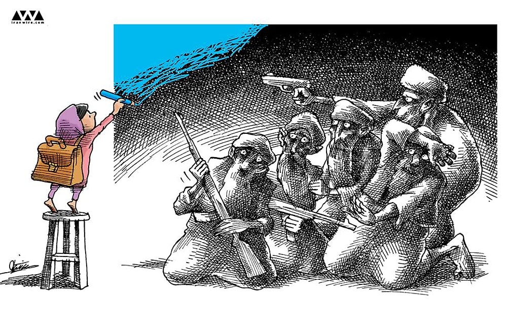 Sürgündeki İranlı Karikatürist Mana Neyestani'den Sistem Karşıtı 100 Karikatür