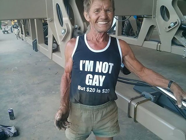11. Gay değilim. (Fakat 20 dolar 20 dolardır.)