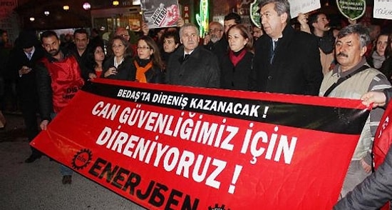BEDAŞ İşçilerinin Eylemi 200. Gününde