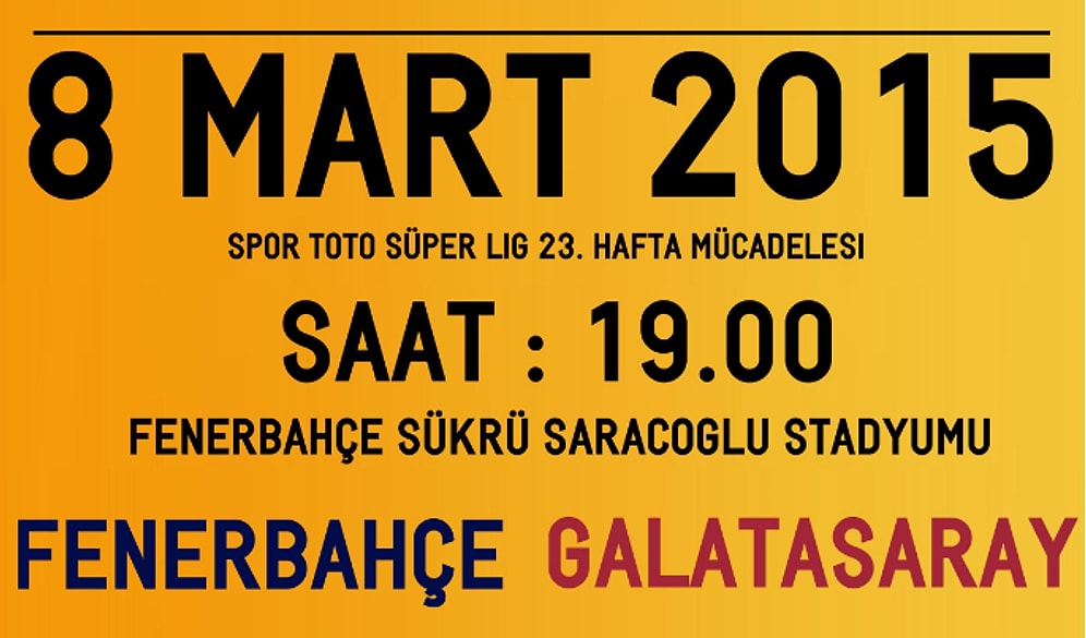 Sayılarla Fenerbahçe - Galatasaray Derbisi | İnfografik