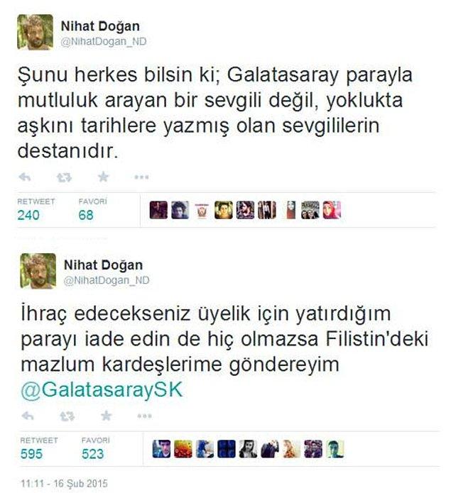 6. Galatasaray'ın Nihat Doğan'la imtihanı.