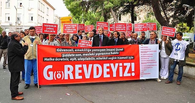 10. Sağlık Çalışanları 13 Mart'ta Grevde