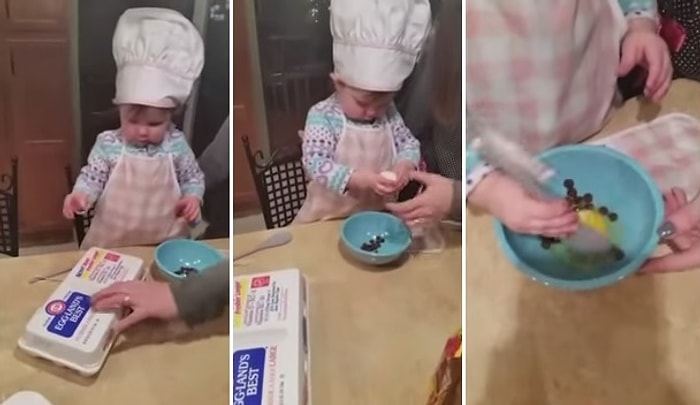 Çoğumuzdan İyi Yumurta Kıran Dünyanın En tatlı Aşçısı