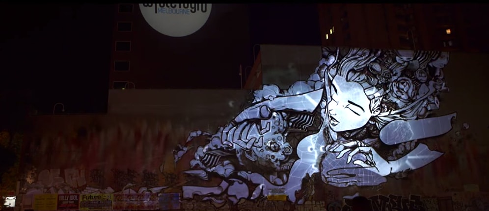 Time Lapse Olarak Bir Graffiti'nin Baştan Sona Yapılışı