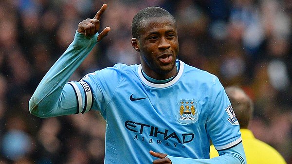 15.Yaya Toure (Manchester City)