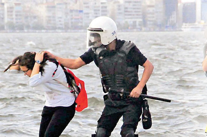 Polisin Saçını Çektiği O Kızın Görüntüsü Bulunamadı