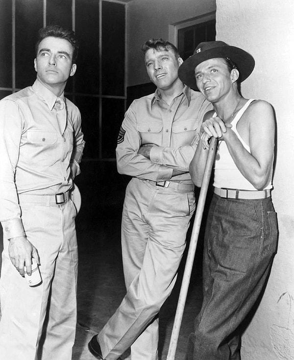 Montgomery Clift, Burt Lancaster ve Frank Sinatra 1953 civarları