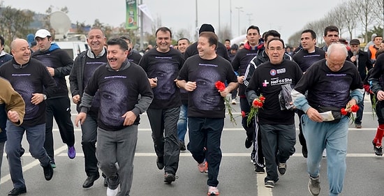 Erkeklerden ‘Kadına Şiddete Hayır’ Koşusu