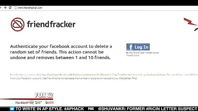8. Sizin Yerinize Sahte Arkadaşlarınızı Facebook'tan Silen İnternet Sitesi
