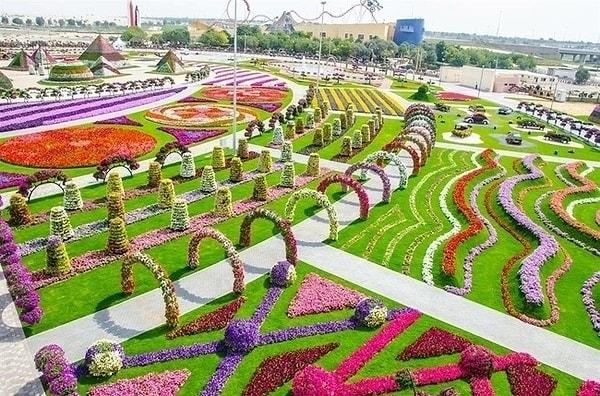 Dünyanın en büyük çiçek bahçesi ? Dubai’deki Miracle Garden.