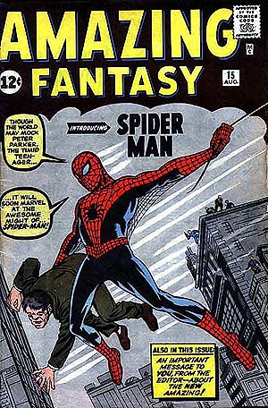 Spidey'in ilk çıktığı çizgi roman olan Amazing Fantasy #15'in hiç açılmamış bir sayısı açık arttırmada 1.1 milyon dolara satılmıştır.