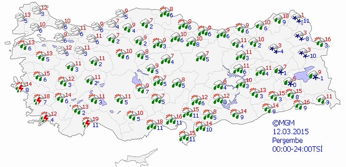 Kuvvetli Yağışlara Dikkat!