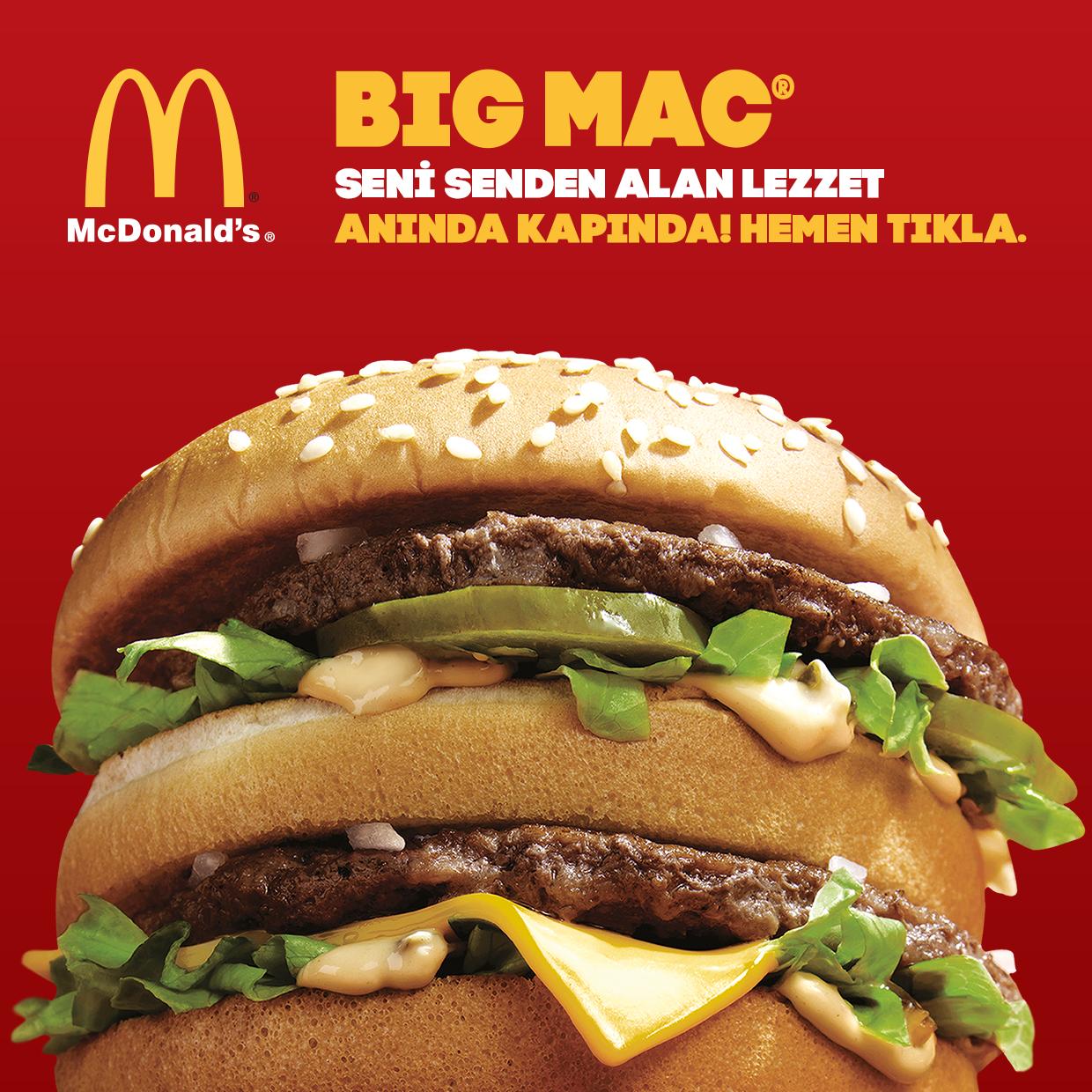 11. Enfes Big Mac'inden ilk ısırığı aldığın an!
