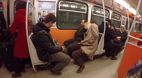 Hayrettin'den 'Metroda Uyuyakalan Dede' Şakası