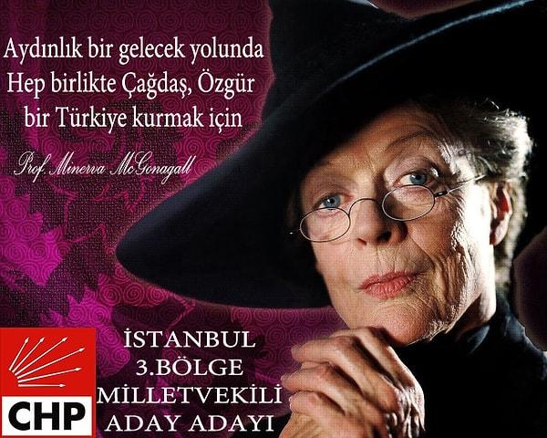 2. Minerva McGonagall - CHP - İstanbul 3.Bölge