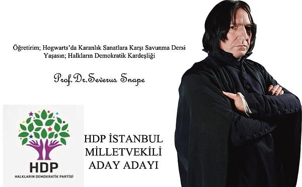 4. Severus Snape - HDP - İstanbul
