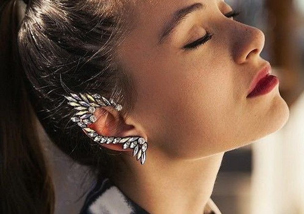 Yeni Trend! 20 Görselle "Ear Cuff"