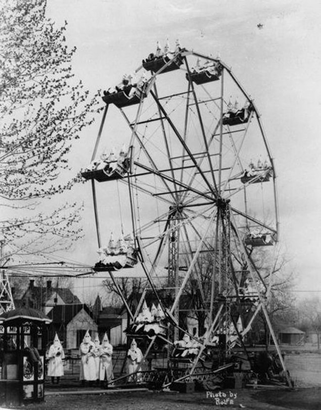 23. Canon City'de Ku Klux Klan karnavaldayken, 1925.