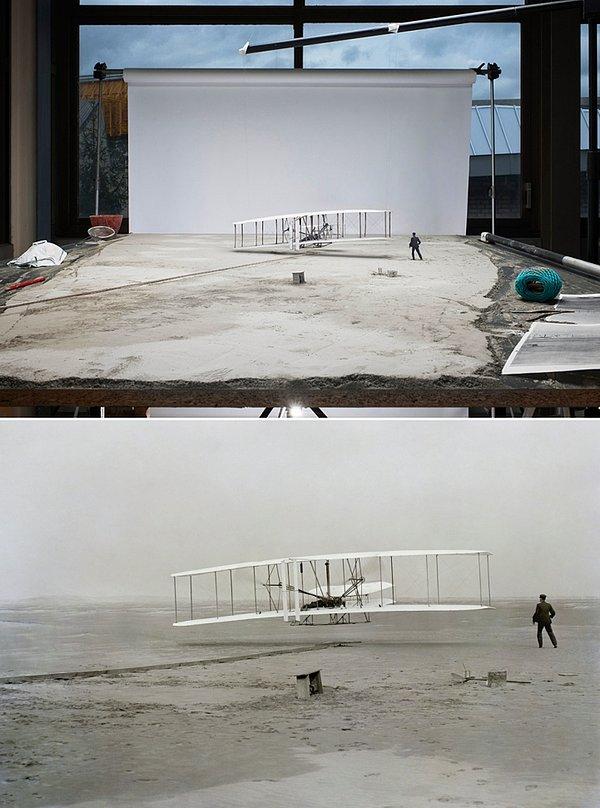 11. 1871 yılında ilk motorlu uçağı icat eden Wright Kardeşler ve havalandıkları an