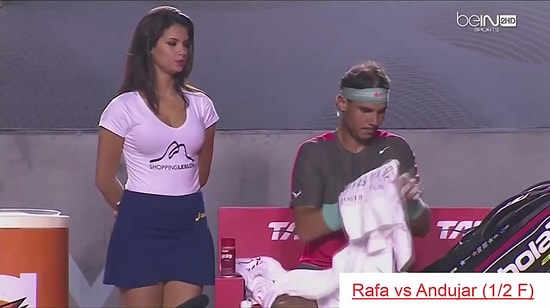 Ağzının Suyu Akarcasına Rafael Nadal'ı Kesen Kadın